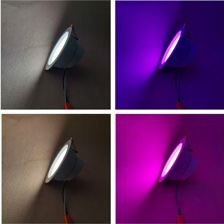 RGBW Wifi Tuya Smart LED Ceiling Downlight RGBW Wifi Tuya Smart LED Ceiling Downlight