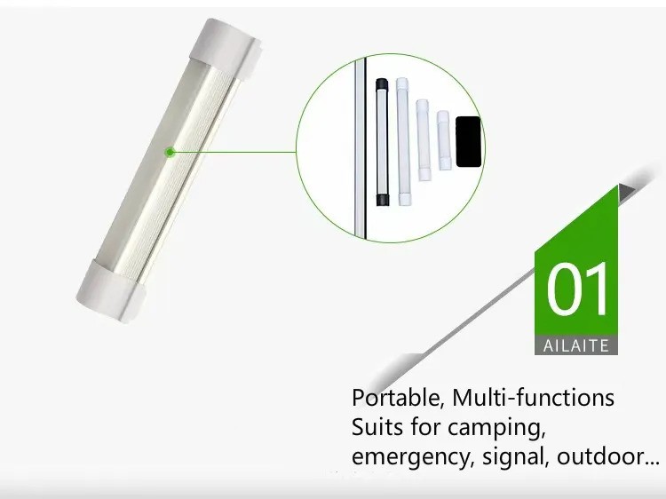 Emergency light with magnetic USB detail Emergency light with magnetic USB detail