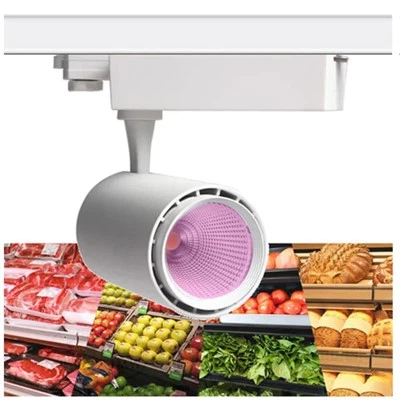 Światło szynowe LED o mocy 30 W w kolorze różowym