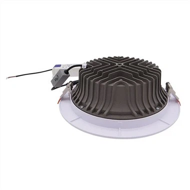 Okrągły downlight LED z możliwością przyciemniania, biały