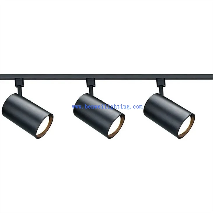 Black White Round Track Light (4)
