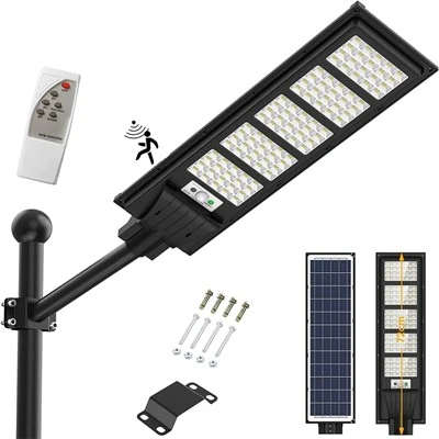 Wodoodporna słoneczna lampa uliczna 220 V